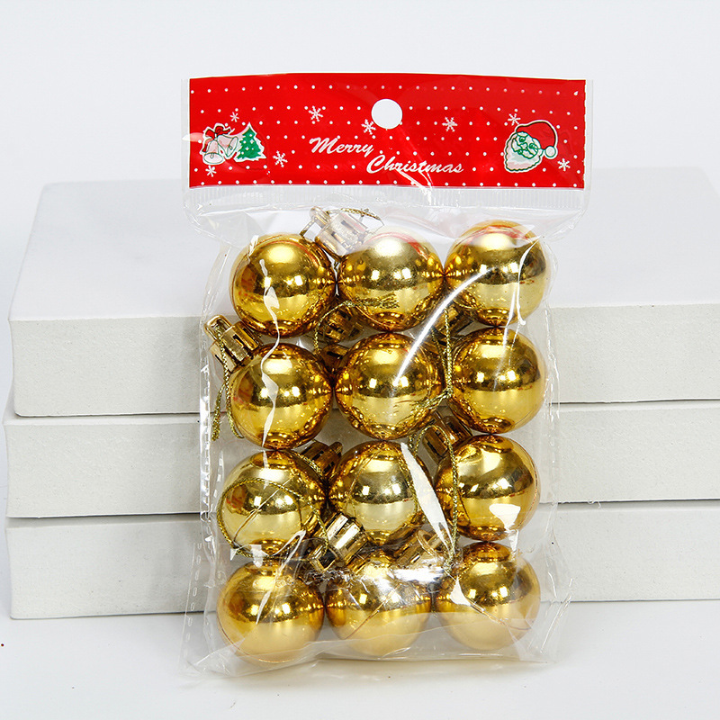 Candle Lighter - 12 adet 3cm Noel topları Noel