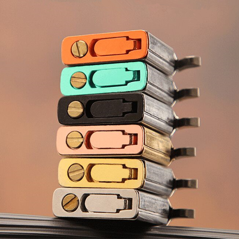Candle Lighter - Çok Renkli Alaşım Mühürlü Alt Yakıt