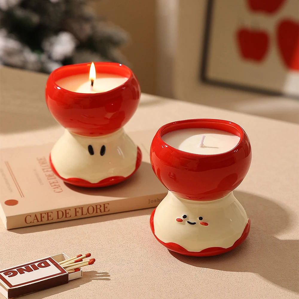 Soy Wax - Şirin Elma Şeklinde Aromaterapi Mumları, Arkadaşlara