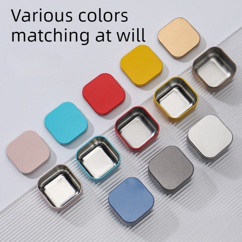 Candle Containers - 20 adet boş, kare şeklindeki mum