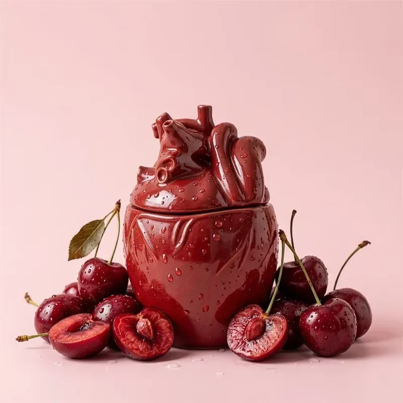 Candle Molds - Nicole Heykel Kalp Şeklinde Mum Kavanozu