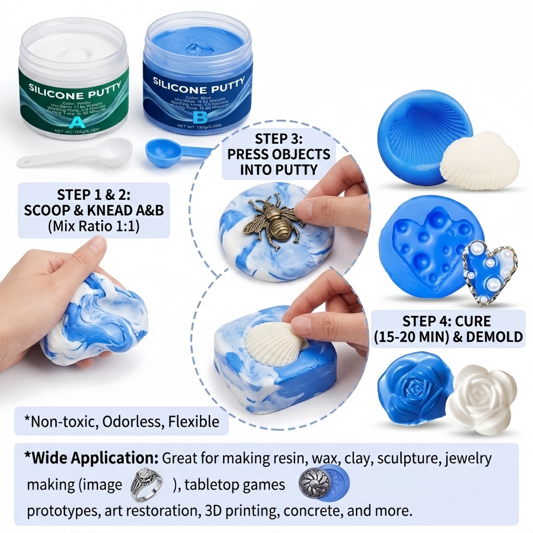 Silikon Macun Kalıp Yapım Malz - Candle Molds incelemesi ve fiyatı