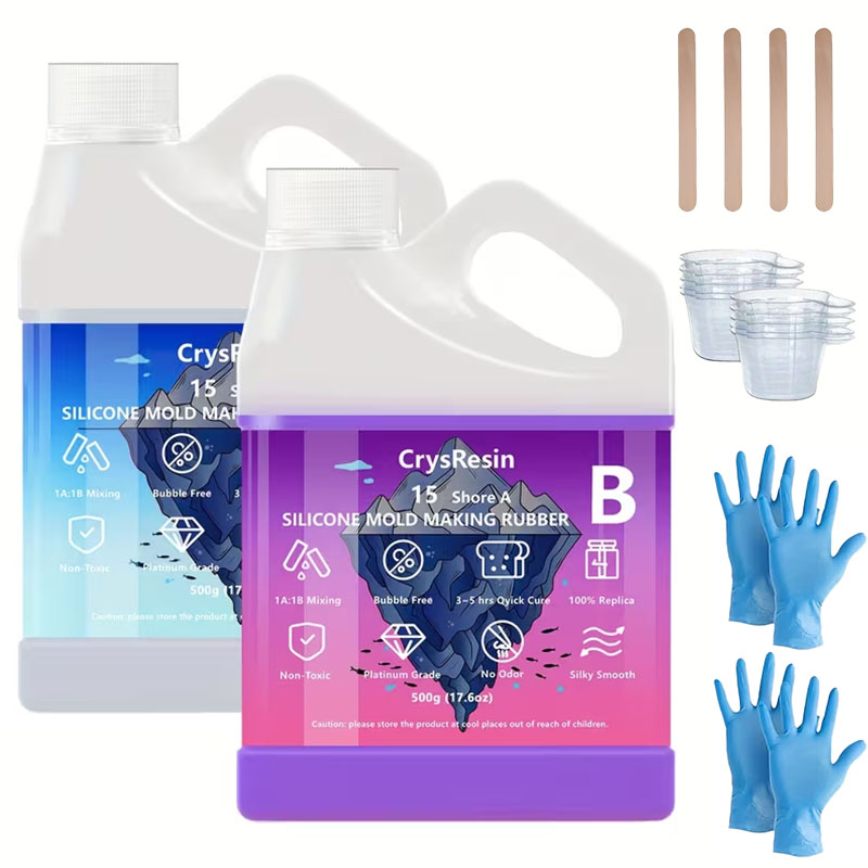 500ml 2 Şişe Sıvı Silikon Kalı - Candle Making Kit incelemesi ve fiyatı