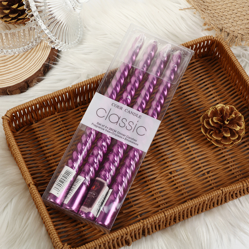 4 adet Avrupa tarzı Uzun saplı - Silk Candle incelemesi ve fiyatı