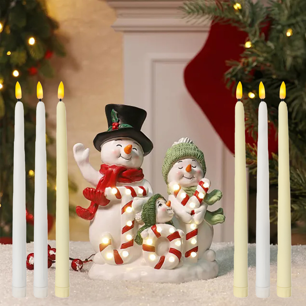 6 adet LED Alevsiz Konik Mum I - Silk Candle incelemesi ve fiyatı