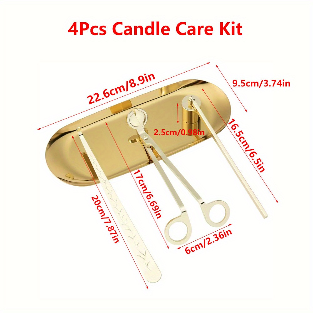 4 adet/takım Lüks Mum Bakım Se - Candle Wick incelemesi ve fiyatı