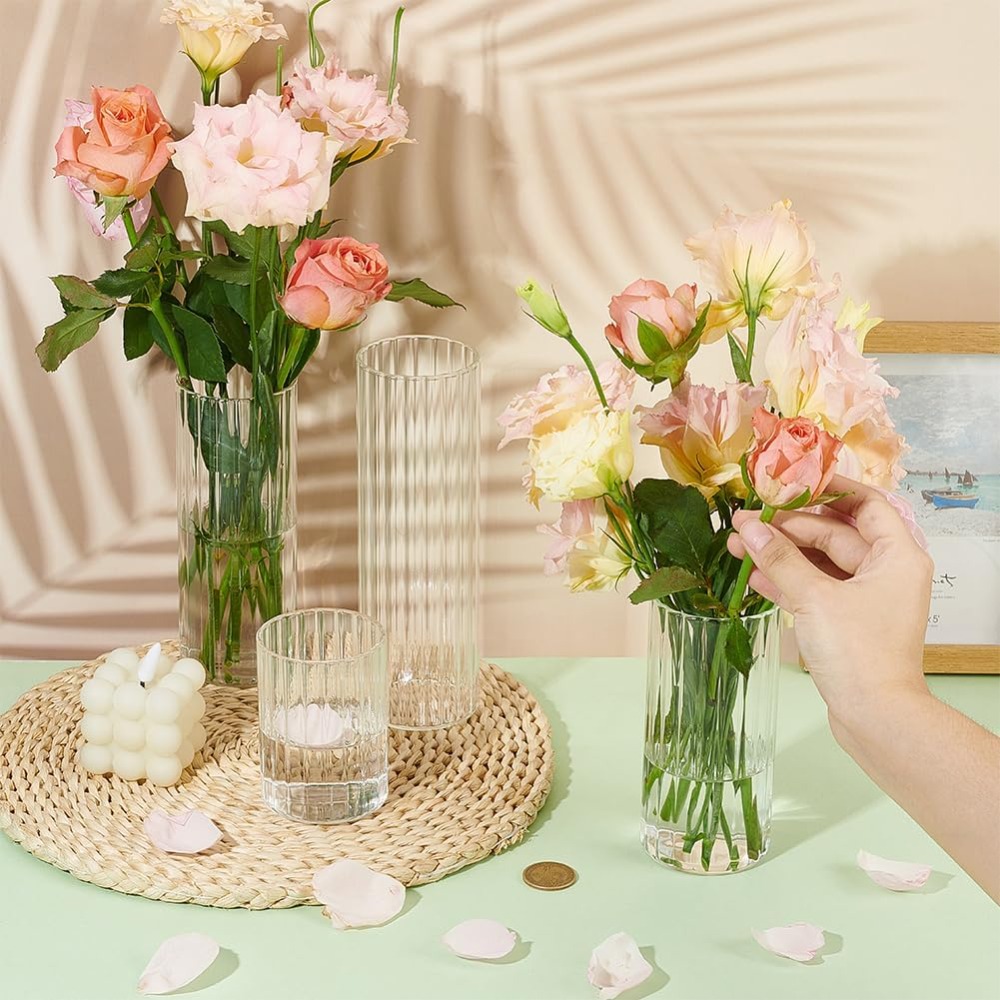 4 Boyutta Cam Silindir Vazolar - Candle Containers incelemesi ve fiyatı