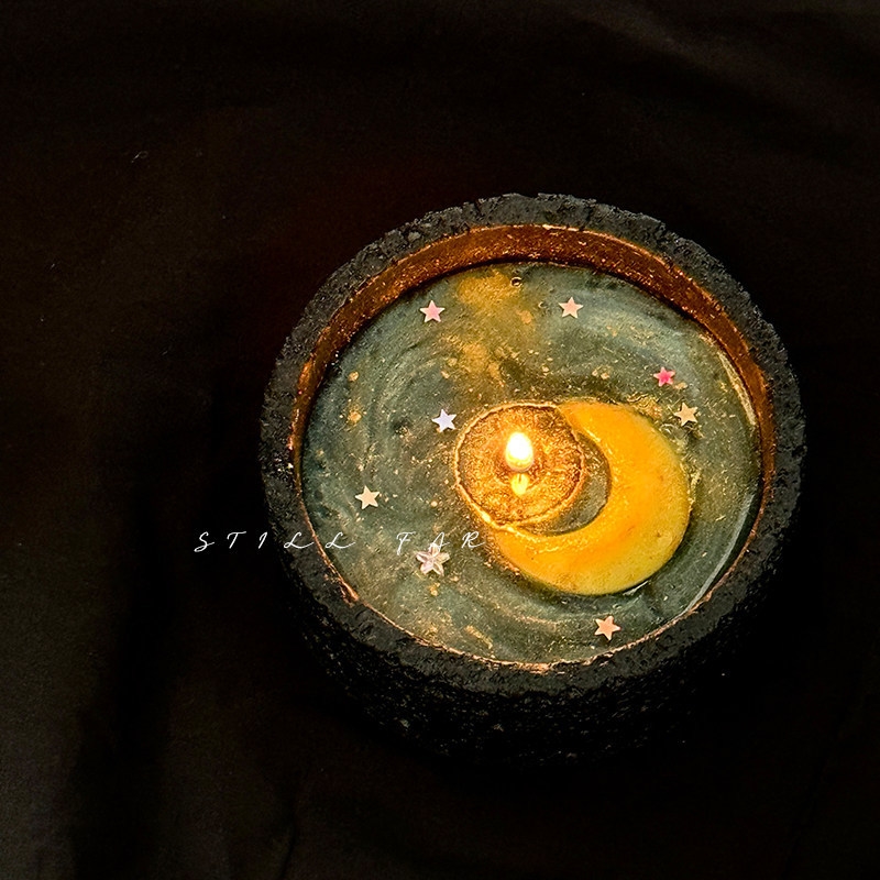 Eriyen Ay Kokulu Mum El Yapımı - Soy Wax incelemesi ve fiyatı