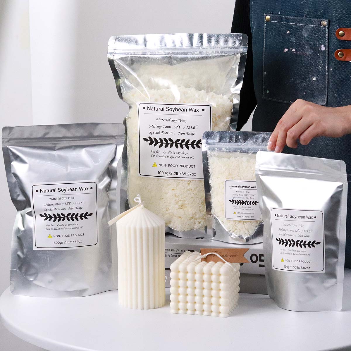 100/250/500/1000g Doğal Soya B - Candle Making Kit incelemesi ve fiyatı