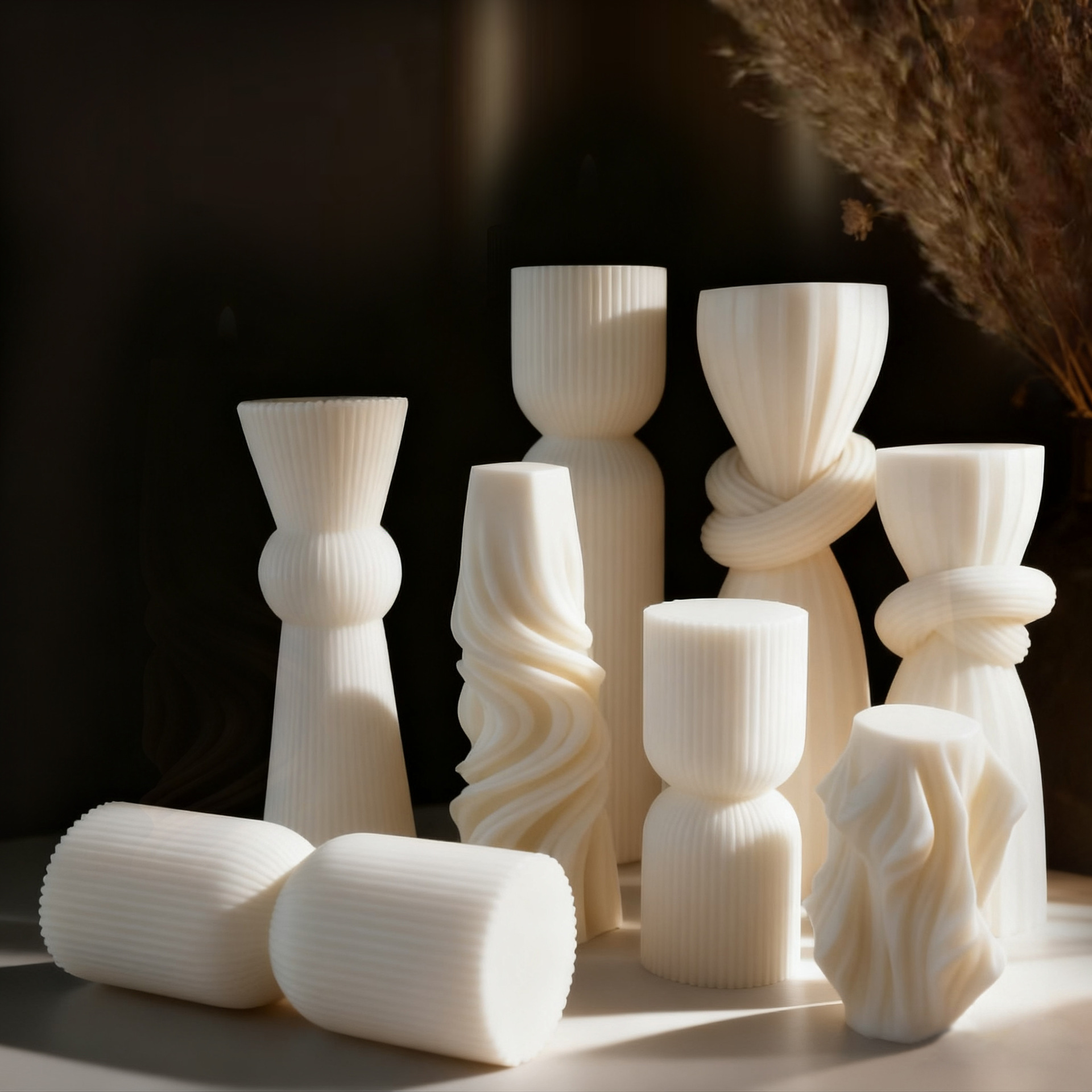 İskandinav Minimalist Beyaz Ko - Silk Candle incelemesi ve fiyatı